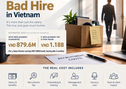 The Real Cost of a Bad Hire in Vietnam (with Calculator)