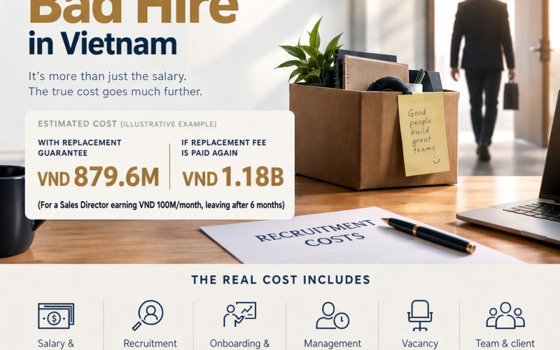 The Real Cost of a Bad Hire in Vietnam (with Calculator)