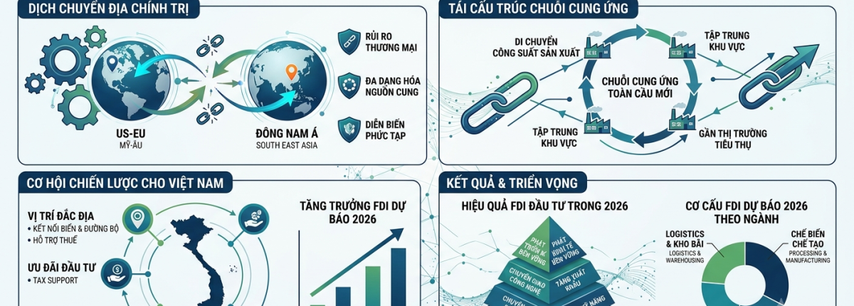 Geopolitical Shifts & Supply Chain Realignment: Vietnam’s Strategic Opportunity for FDI in 2026