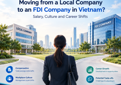 Moving from a Local Company to an FDI Company in Vietnam: Salary, Culture and Career Shifts