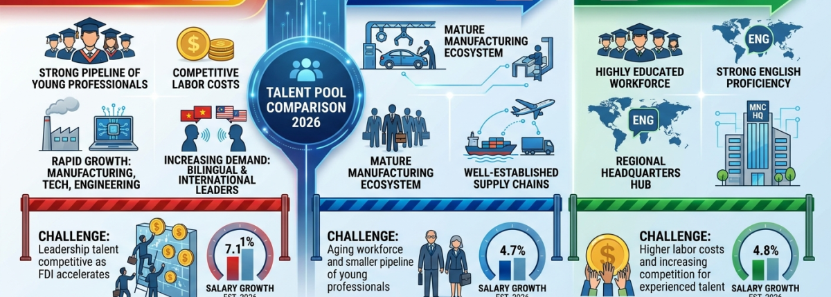 Vietnam vs Thailand vs Malaysia: Where Is Talent More Competitive?