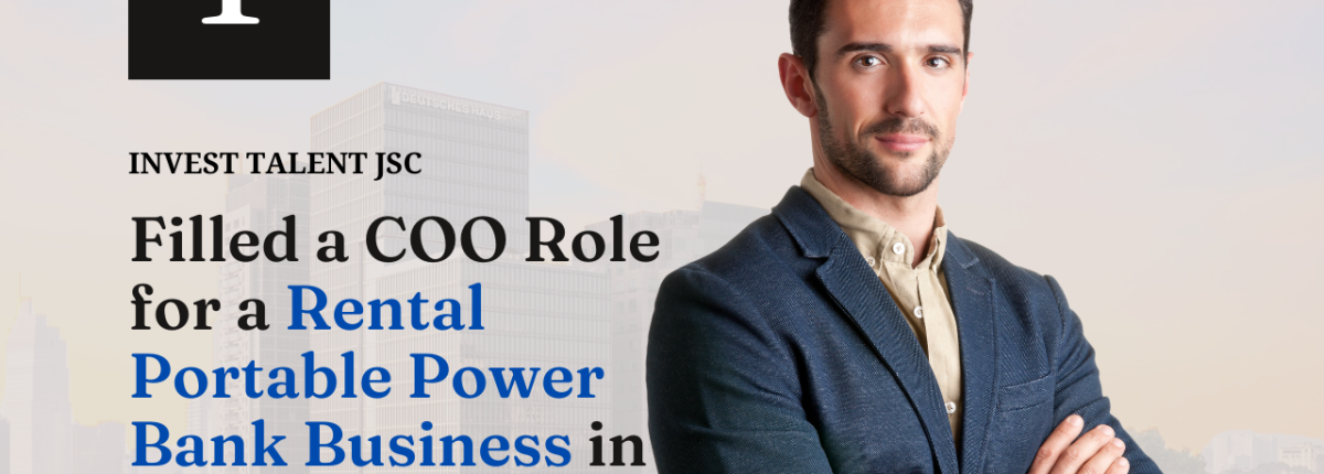How We Filled a COO Role for a Rental Portable Power Bank Business in 30 Days