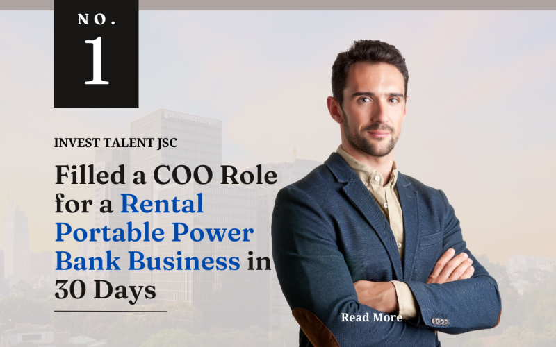 How We Filled a COO Role for a Rental Portable Power Bank Business in 30 Days